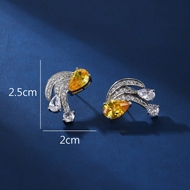 Picture of Irresistible Yellow Luxury Dangle Earrings As a Gift