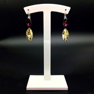 Show details for Luxury Yellow Huggie Earrings with Full Guarantee