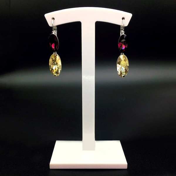 Picture of Luxury Yellow Huggie Earrings with Full Guarantee