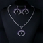 Show details for Copper or Brass Purple 2 Piece Jewelry Set at Great Low Price