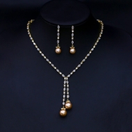 Show details for Featured White Flowers & Plants 2 Piece Jewelry Set with Full Guarantee