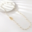 Show details for Party  shell pearl Long Chain Necklace of Original Design