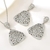 Picture of Fancy Geometric Platinum Plated 2 Piece Jewelry Set