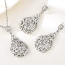 Show details for Reasonably Priced Platinum Plated Party 2 Piece Jewelry Set with Low Cost