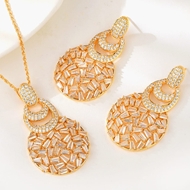 Show details for Party White 2 Piece Jewelry Set with Fast Delivery