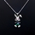 Picture of Fashionable Party Green Pendant Necklace