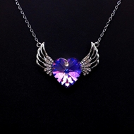 Show details for Hot Selling Platinum Plated Swarovski Element Pendant Necklace from Top Designer