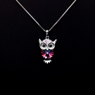 Show details for Copper or Brass Owl Pendant Necklace with Unbeatable Quality