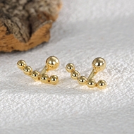 Picture of Trendy Gold Plated Party Dangle Earrings with No-Risk Refund