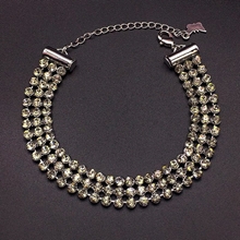 Show details for Funky Irregular Swarovski Element Fashion Bracelet