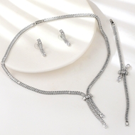 Show details for Luxury Copper or Brass 3 Piece Jewelry Set with No-Risk Return