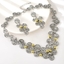 Show details for Charming Gunmetal Plated Party 2 Piece Jewelry Set As a Gift