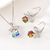 Picture of Buy Platinum Plated Swarovski Element 2 Piece Jewelry Set with Low Cost