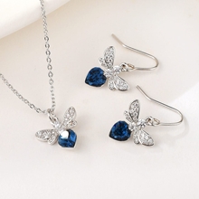 Show details for Copper or Brass Platinum Plated 2 Piece Jewelry Set From Reliable Factory