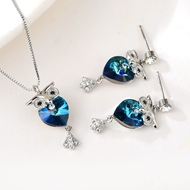 Show details for Shop Copper or Brass Platinum Plated 2 Piece Jewelry Set with Wow Elements