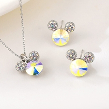 Show details for Copper or Brass Swarovski Element 2 Piece Jewelry Set from Certified Factory