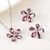 Picture of Eye-Catching Pink Swarovski Element 2 Piece Jewelry Set with Member Discount