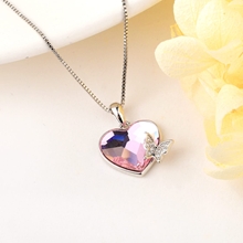 Show details for Featured Pink Copper or Brass Pendant Necklace with Full Guarantee