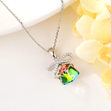 Show details for Shop Platinum Plated Fashion Pendant Necklace with Wow Elements