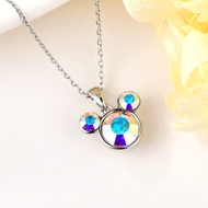 Show details for Beautiful Swarovski Element Party Pendant Necklace