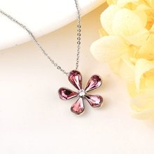 Show details for Party Platinum Plated Pendant Necklace with Beautiful Craftmanship