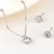 Picture of Bulk Platinum Plated 925 Sterling Silver 2 Piece Jewelry Set Exclusive Online