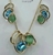 Picture of Charming Blue Opal 2 Piece Jewelry Set As a Gift