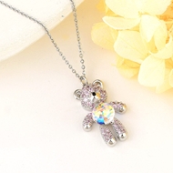 Show details for Party Platinum Plated Pendant Necklace with Fast Delivery