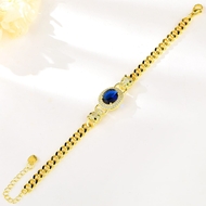 Picture of Fashion Cubic Zirconia Copper or Brass Fashion Bracelet