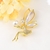 Picture of Chic Butterfly White Brooche