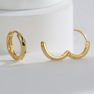 Picture of Fast Selling White Party Small Hoop Earrings from Editor Picks