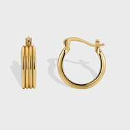 Picture of New Season Gold Plated Party Small Hoop Earrings with SGS/ISO Certification