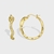 Picture of Wholesale Copper or Brass Gold Plated Small Hoop Earrings with No-Risk Return