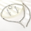 Show details for Distinctive Copper or Brass Cubic Zirconia 4 Piece Jewelry Set at Great Low Price
