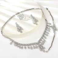 Show details for Party Copper or Brass 4 Piece Jewelry Set of Original Design