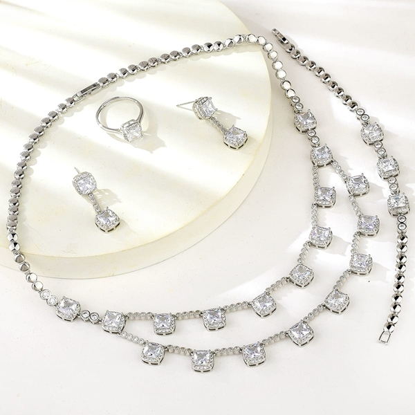 Picture of Luxury White 4 Piece Jewelry Set at Unbeatable Price