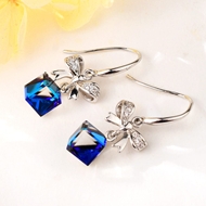 Show details for New Swarovski Element Fashion Dangle Earrings