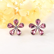 Show details for Eye-Catching Purple Party Dangle Earrings with Member Discount