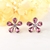 Picture of Eye-Catching Purple Party Dangle Earrings with Member Discount