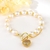 Picture of Wholesale Gold Plated fresh water pearl Fashion Bracelet with No-Risk Return