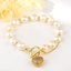 Show details for Wholesale Gold Plated fresh water pearl Fashion Bracelet with No-Risk Return
