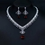 Picture of Origninal Flowers & Plants Red 2 Piece Jewelry Set