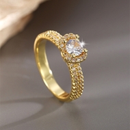 Picture of Distinctive White Fashion Fashion Ring with Low MOQ