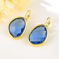 Picture of Stunning Classic Artificial Crystal Huggie Earrings