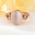 Picture of White Rose Gold Plated Fashion Ring with SGS/ISO Certification