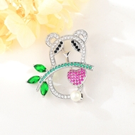 Show details for Copper or Brass Party Brooche with Member Discount