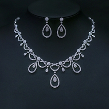 Show details for Bulk Platinum Plated Party 2 Piece Jewelry Set Exclusive Online