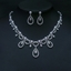 Show details for Bulk Platinum Plated Party 2 Piece Jewelry Set Exclusive Online
