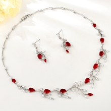 Show details for Popular Cubic Zirconia Flowers & Plants 2 Piece Jewelry Set