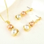 Show details for Classic Geometric 2 Piece Jewelry Set with Fast Shipping
